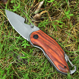 X48 sıcak satış ahşap saplı mini <span class=keywords><strong>a</strong></span>çık kamp için cep bıç<span class=keywords><strong>a</strong></span>ğı katlama ile şişe <span class=keywords><strong>a</strong></span>çacağı - Product Image 5