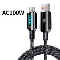 Cable de Datos Tipo-C con Trenzado de Nailon y Carga Rápida PD de 100W, Personalizable, 1M/2M, para Teléfono, Tableta, Computadora, Impresora, Escáner de Código de Barras y Cámara