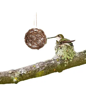wholesale bird nest ball with wool fiber 5 inch bird toys good sale 2023