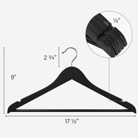 Cintres en bois de marque JEELAND en gros - Multi-usages, durables, antidérapants, fabriqués en Chine pour chemises, pantalons, manteaux et vêtements
