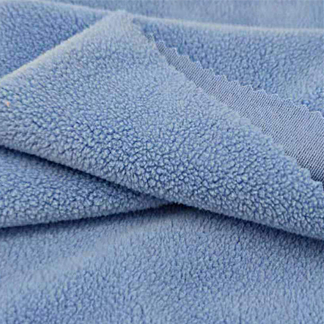 Repreve Recycled polyester Weft Knitted Brushed Fleece Anti Pilling Polar Fleece Fabric