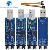Módulo TZT USB a TTL FT232 CP2102 CH340 Módulo de puerto serie USB a UART con módulo de aislamiento de señal de 2 canales