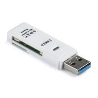 Lector de Tarjetas USB 3.0 2 en 1 de Doble Función / Adaptador Convertidor de Tarjetas TF, Lector de Tarjetas Flash Trans-Fast