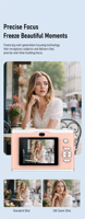 Kamera Video Retro Anak-Anak HD Murah, Ringkas, dengan Layar TFT Berwarna, Kamera Digital Mini