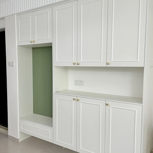 American-style Custom Living Room Furniture <b>Shoe</b> Cabinets Built-in Wall Units Wine Cabinets and Various <b>Storage</b> Cabinets - Product Image 5