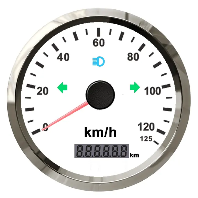 سباق الدراجات/السيارات GPS عداد السرعة 3 3/8 ''حجم التثبيت مع تخصيص الحافة