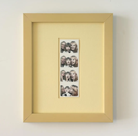 Marco de Fotos de Madera Colorido, Pinturas Surtidas para Impresiones de Tiras de Fotos, Regalo de Fotos Personalizado para Bodas y Fiestas, Acabado de Madera Rústica