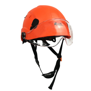Helm Keselamatan ANT5PPE ABS dengan Visor, Bersertifikasi ANSI Z89.1, Helm Penyelamatan Berventilasi untuk Mendaki, Hiking, dan Bekerja - Product Image 1