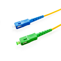 Single Multimode FTTH Fiber Optic Patch Cord SC/LC Connectors 3m SM/SX for Broadband Monitoring Computer Room Network