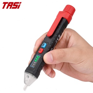 เครื่องตรวจจับไฟฟ้าแบบดิจิตอล TASI TA881A แบบไม่สัมผัส  ชนิดปากกา พกพาสะดวก ปรับช่วงอัตโนมัติ ความไวสูง/ต่ำ แจ้งเตือนด้วยเสียง/แสง  12V-1000V AC แบบแบน - Product Image 1