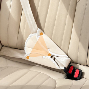 Coussin de ceinture de sécurité pour enfant en soie glacée de qualité supérieure, motif dessin animé mignon, pour un confort optimal, compatible avec Honda, <span class=keywords><strong>Ford</strong></span>, Toyota, Benz - Product Image 5