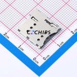ZX-MSIM-481.35J-Z7 SIM Card Connector SMD Connector Self-Return Type Micro SIM Card Card Holder 1.35mm - Product Image 1