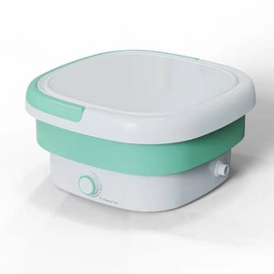 Lave-linge portable pliable en silicone avec fonction séchage, mini lave-linge - Product Image 5