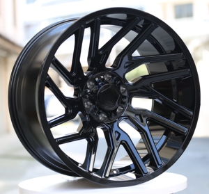 Rines de Aleación de Aluminio A356 20x10/20x12, Fundición a Baja Presión, Acabado Cóncavo Profundo Personalizado, Compatibles con Wrangler, F150, Silverado, RAM, Bronco - Product Image 1