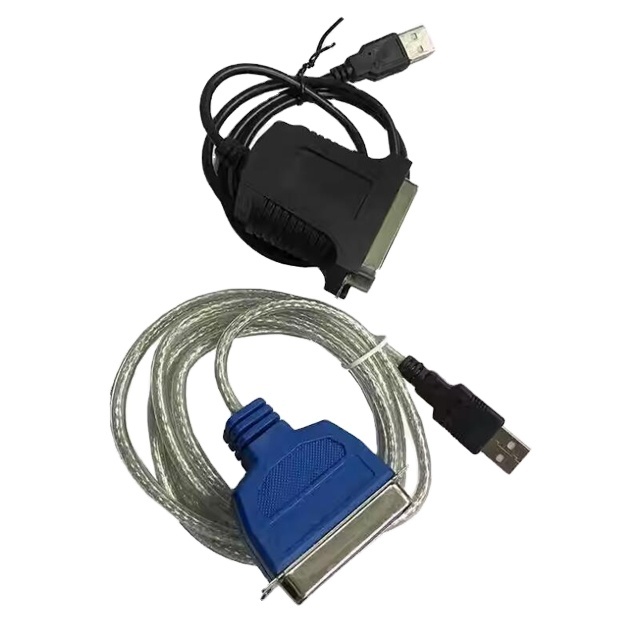1284 Printing Cable USB To Parallel Port Cable USB 2.0 Printer Connection Cable Old-Fashioned Parallel Port 36 Pin Drive Free