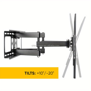 Support mural universel pivotant pour téléviseur à écran plat Zeno 37-85 pouces, <span class=keywords><strong>fixation</strong></span> pour moniteur, support bi-articulé pour <span class=keywords><strong>TV</strong></span> - Product Image 3