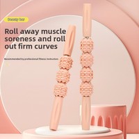 Bâton de massage portatif à picots en forme de dents de loup pour le yoga, rouleau musculaire pour la récupération des mollets, soulagement des douleurs post-entraînement pour les coureurs