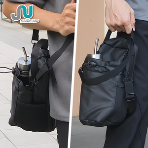 Sac de sport magnétique imperméable, double <span class=keywords><strong>mode</strong></span> porté main/bandoulière, aimants puissants maintiennent le sac au-dessus du sol, rangement multicouche pour équipement de sport - Product Image 6
