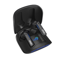 Audífonos Inalámbricos Originales ASU S ROG CETRA ANC True TWS, Audífonos para Juegos con Baja Latencia, Carga Inalámbrica Verdadera, Resistentes al Agua IPX4