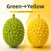 Jouet anti-stress en forme de boule de durian à construire soi-même, en TPR, emballage cadeau, pour les plus de 14 ans, thème alimentaire réaliste