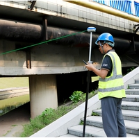 Penerima GPS Laser RTK Stonex S30pro Versi Internasional untuk Survei Lahan, Kamera Ganda, AR Stakeout, Presisi Tinggi, GNSS, Berperingkat IP68