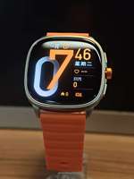 Jam Tangan Olahraga Luar Ruangan Bentuk Persegi HK73 Solidity IP68 Tahan Air AMOLED Pemantau Kesehatan Kontrol Jarak Jauh Asisten Suara AI