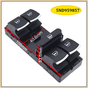 <span class=keywords><strong>Precio</strong></span> de Fábrica 5ND959857 Apto para el Interruptor de Elevalunas Eléctrico y el Elevador de Ventanas del Volkswagen Tiguan <span class=keywords><strong>Golf</strong></span> de 2006 a 2014 - Product Image 6