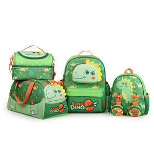 Superctue Buena calidad 4 en 1 <span class=keywords><strong>Mochila</strong></span> escolar de <span class=keywords><strong>dinosaurio</strong></span> con bolsa de almuerzo Bolsa deportiva <span class=keywords><strong>Mochila</strong></span> escolar con <span class=keywords><strong>ruedas</strong></span> - Product Image 6