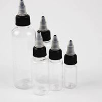 Bouteille en plastique avec bouchon à vis pour solvants, huiles, peintures, encre, flacon souple avec bouchon à vis et applicateur à pointe