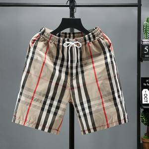 Pantaloncini Classici a Quadri di Alta Qualità ad Asciugatura Rapida, <span class=keywords><strong>Shorts</strong></span> da Nuoto per Vacanze e Spiaggia, Pantaloncini Casual da Uomo per <span class=keywords><strong>Palestra</strong></span> - Product Image 4