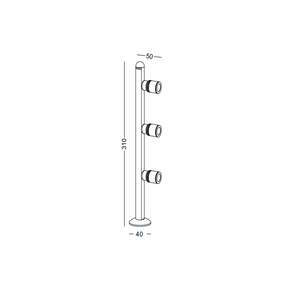 Éclairage LED Mini <span class=keywords><strong>Spot</strong></span> Moderne Intérieur 3x1W pour Vitrines - Product Image 6
