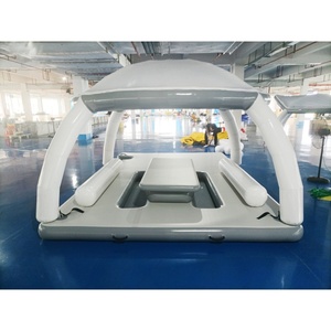 แพเป่าลมกลางแจ้งสำหรับเล่นน้ำในทะเลสาบ มหาสมุทร แพขนาดใหญ่สำหรับครอบครัว แพลตฟอร์มจัดปาร์ตี้เหนือน้ำ - Product Image 5