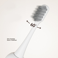 Nouvelle brosse à dents électrique sonique intelligente 2025 avec poils doux, rechargeable et étanche pour usage domestique et en voyage