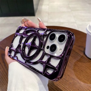Nueva Funda Magnética para Teléfono con Diseño de Estrella y Revestimiento Colorido para iPhone 17 16 15 14 13 Pro Max con Cubierta Transpirable para Disipación de Calor - Product Image 2