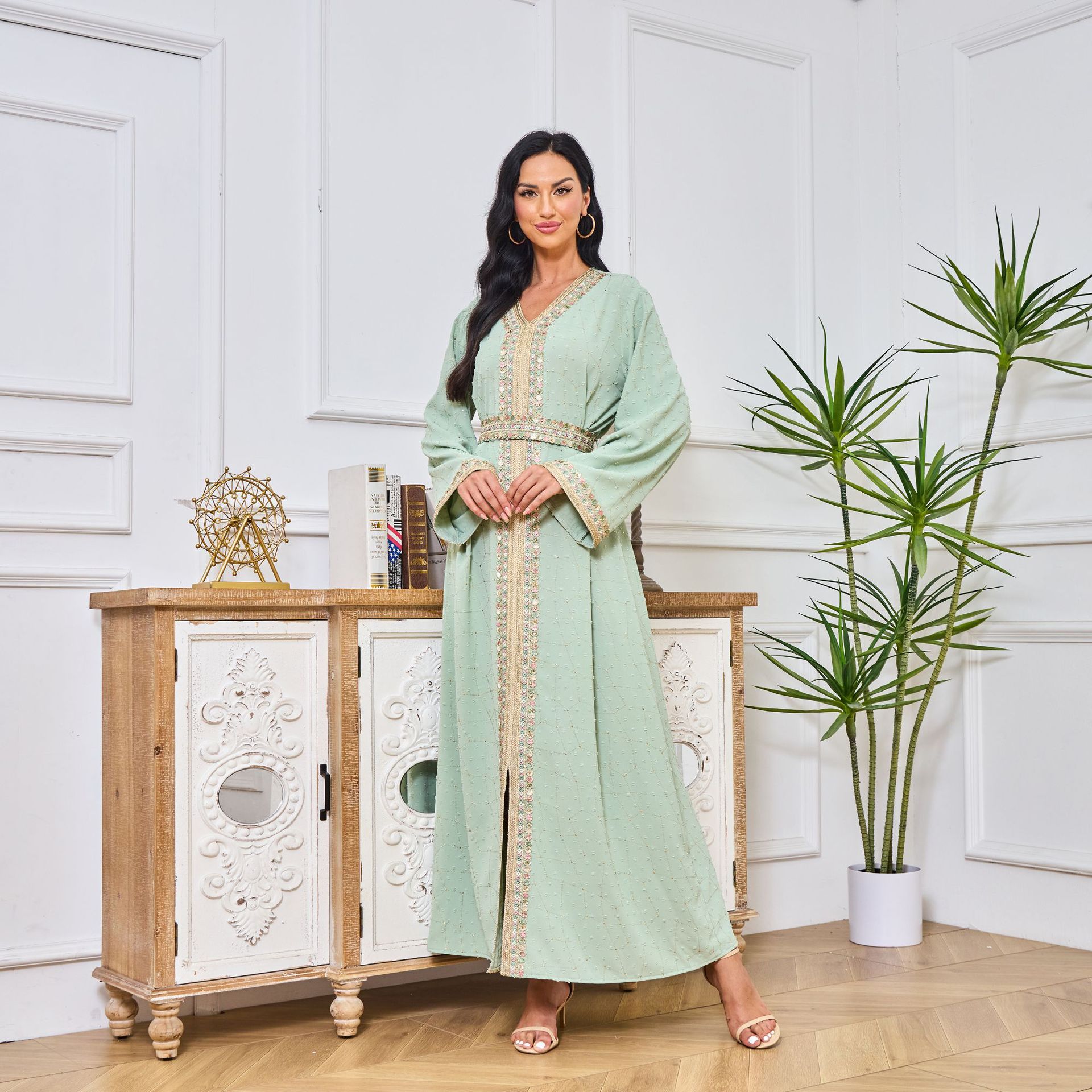 slim fit dress slacks Helena Lurex Dress