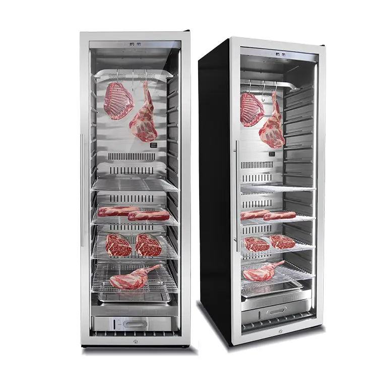 市販のドライエージング冷蔵庫牛ひき肉持続冷蔵庫エージングキャビネットビーフ用ドライエイジングステーキ冷蔵庫