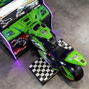 새로운 동전 투입식 크레인 머신 3D 가상 현실 오토바이 레이싱 시뮬레이터 성인용 자동차 레이싱 게임 - Product Image 4