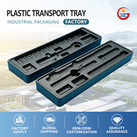 Bandeja de Plástico Resistente de HDPE para Uso Industrial, Fabricada a Medida Mediante Termoformado al Vacío para Piezas Automotrices