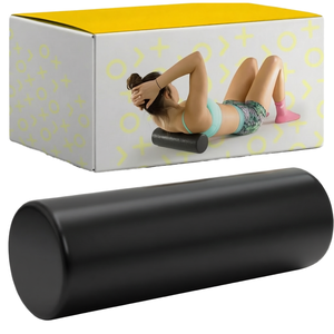 Rouleau en mousse pour exercices de yoga et de Pilates, EVA haute densité, respectueux de l'environnement, massage musculaire, fermeté moyenne, voyage - Product Image 1