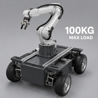 Châssis à chenilles en caoutchouc robuste pour robots humanoïdes AGI, robots industriels, robots logistiques et bras robotiques industriels AMR