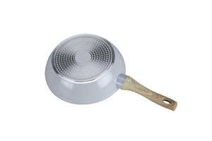 Venta caliente de alta calidad de aluminio forjado sartén recubrimiento antiadherente <span class=keywords><strong>Wok</strong></span> con vidrio templado <span class=keywords><strong>tapa</strong></span> - Product Image 5