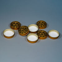 Boîte d'emballage multifonctionnelle en fer poli et fer blanc, personnalisée Zhengxin, avec couvercle à vis, pour médicaments, baumes et crèmes