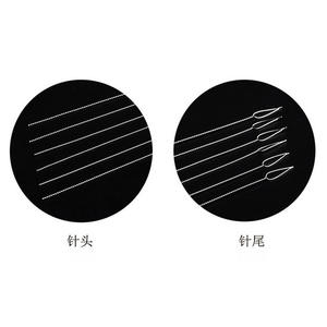 10 pièces/<span class=keywords><strong>lot</strong></span> aiguilles à <span class=keywords><strong>perles</strong></span> à <span class=keywords><strong>gros</strong></span> yeux en acier inoxydable pour <span class=keywords><strong>perles</strong></span> et <span class=keywords><strong>perles</strong></span> outils de fabrication de bijoux à bricoler soi-même - Product Image 3