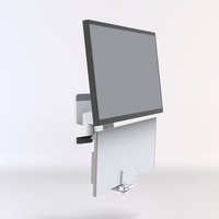 Support mural pour moniteur médical tout-en-un Meisonic T8-MA00KB-600 blanc 32 pouces, bras robotisé, capacité 20 kg, neuf