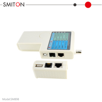 Probador de Cables de Red 4 en 1, USB/BNC/Rj11/Rj45, Probador de Cables LAN UTP STP