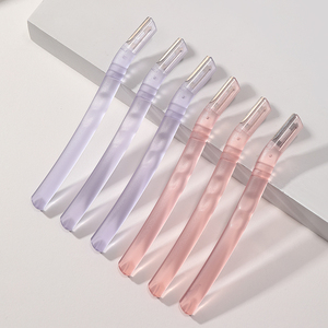 Di alta qualità in acciaio inox lama riutilizzabile di sicurezza per sopracciglia <span class=keywords><strong>rasoio</strong></span> per capelli viso per capelli <span class=keywords><strong>rasoio</strong></span> Set per le signore LLT05 - Product Image 6