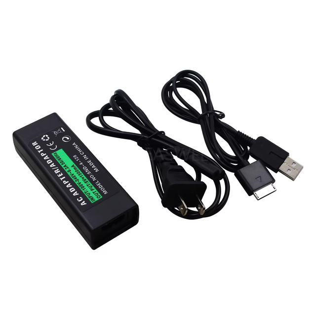 For PSP Go EU/US Plug 5V Home Wall USB Charger AC Adapter for PSP Go Power Supply Charging Cable Data Cord