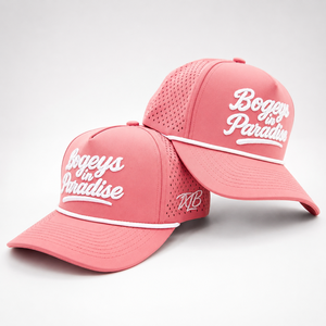 Casquette de golf cinq panneaux avec broderie 3D, badge personnalisé OEM, haute qualité, faible MOQ, fermeture Velcro, protection solaire, extérieur - Product Image 1