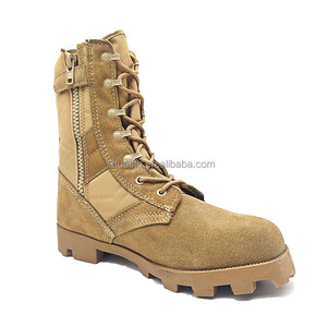 Bottes tactiques de <span class=keywords><strong>ranger</strong></span> du désert en cuir marron kaki sur mesure, bottes du désert, chaussures pour hommes - Product Image 2