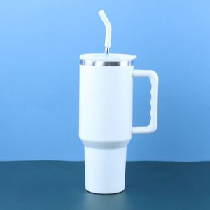 <b>Travel</b> Car H3.0 <b>Handle</b> Tumbler 40oz Double Wall <b>Mug</b> Lid Straw Anti-Slip OEM ODM Custom Brand - Product Image 4